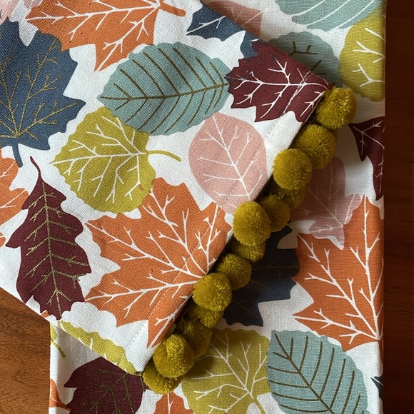 Autumn Leaves Tea Towels - Picture 2 of 4